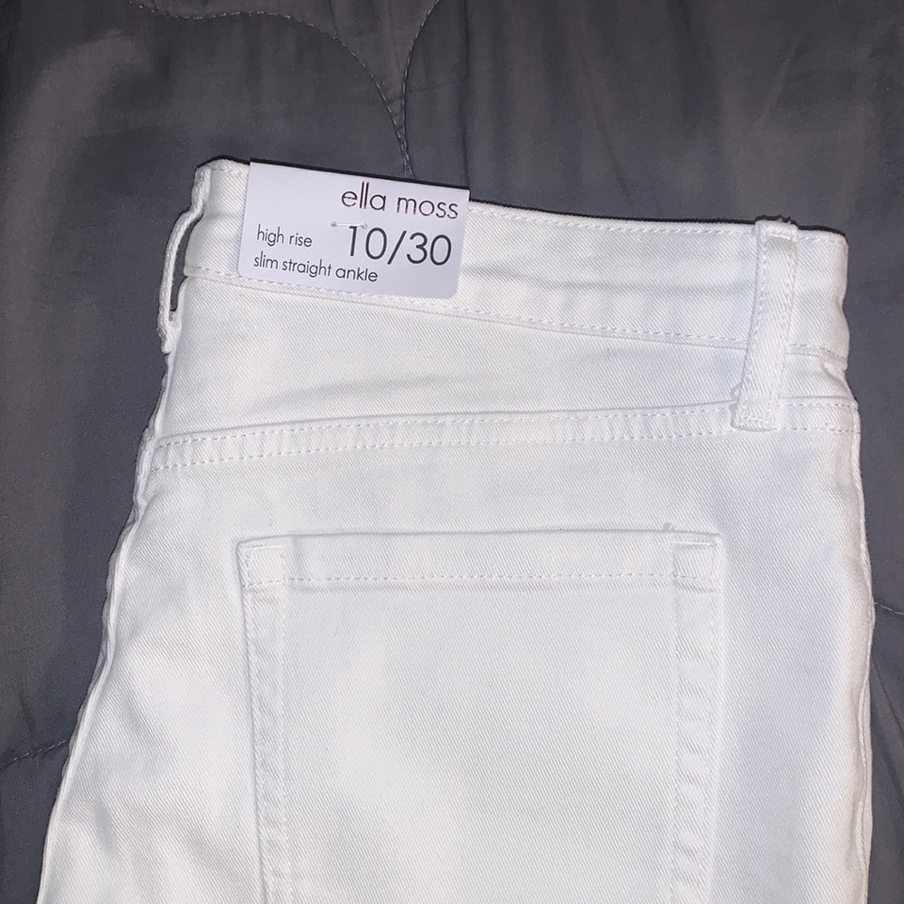 Ella Moss White Jeans